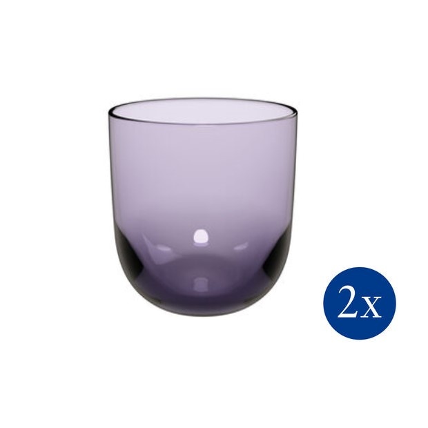 Набір із 2 склянок для води Villeroy & Boch Like Glass Lavender 280 мл фіолетовий фото