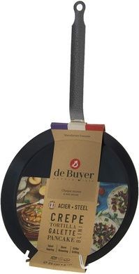 Сковорідка для млинців De Buyer Blue Carbon Steel 24 см фото