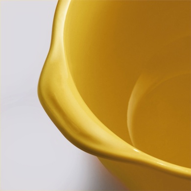 Форма для гратена Emile Henry OVENWARE 14 см, керамическая, желтая фото