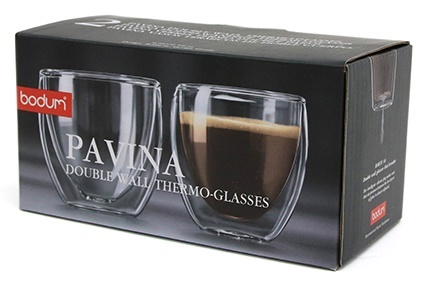 Набір склянок Bodum Pavina 2 шт 80 мл з подвійними стінками фото