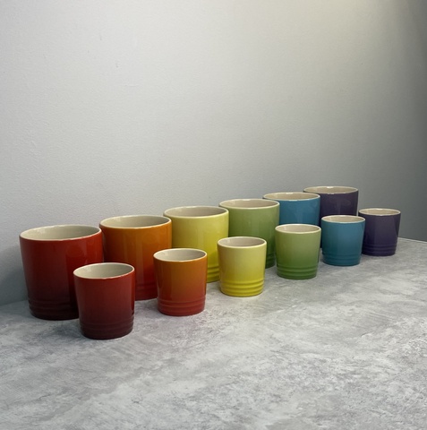 Набір із 6 чашок для еспресо Le Creuset Rainbow 100 мл фото