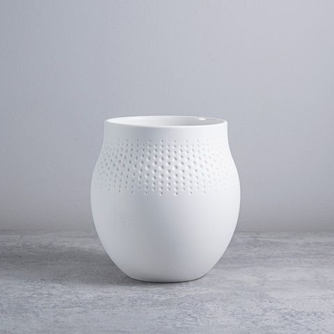 Ваза Villeroy & Boch Manufacturing Collier 17,5 см белая фото