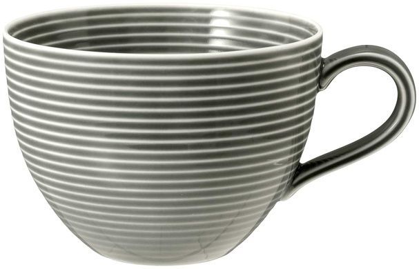 Набір із 6 чашок Seltmann Beat Color Glaze 350 мл сірий фото