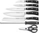 Набір ножів Wüsthof Classic Ikon 8 предметів, чорні