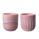 Набор из 2 стаканов для кофе Villeroy & Boch Perlemor Coral 290 мл розовый