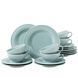 Столовий сервіз Seltmann Beat Color Glaze 18 предметів 6 персон блакитний