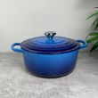 Каструля Le Creuset Signature Azure з кришкою фото