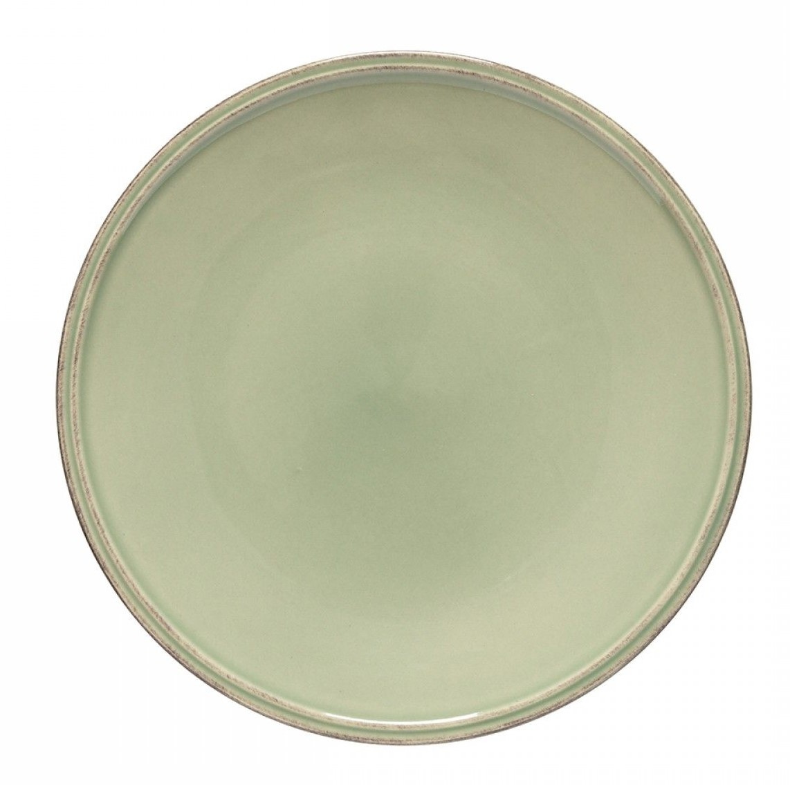 Тарелка обеденная Costa Nova Friso 28,4 см зелёная фото