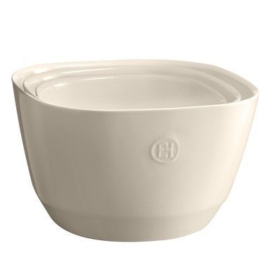 Салатник Emile Henry Tableware 26х26х16 см бежевый фото