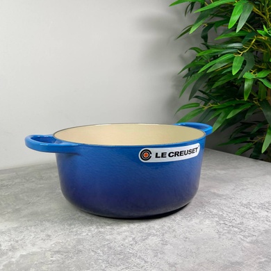 Кастрюля Le Creuset Signature Azure 4,2 л с крышкой фото