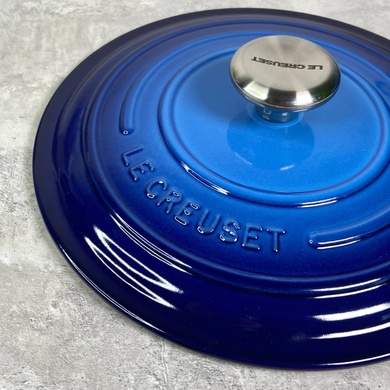 Каструля Le Creuset Signature Azure з кришкою фото