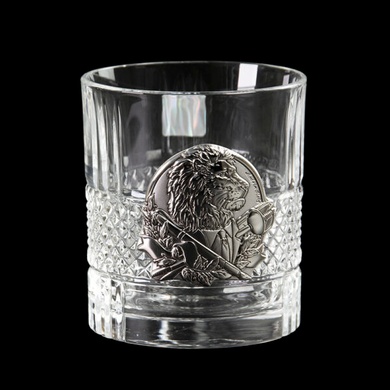 Набор стаканов для виски Boss Crystal Director с серебряными накладками фото