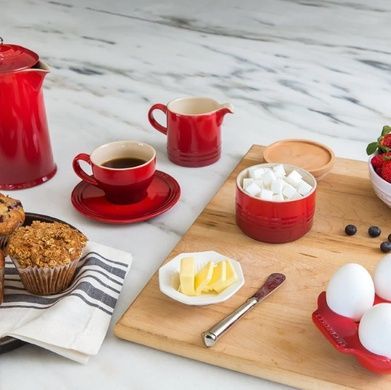 Набор из молочника и сахарницы Le Creuset Cerise фото