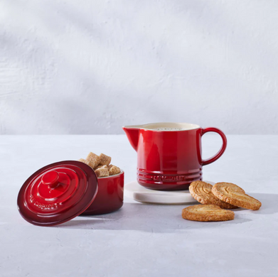 Набор из молочника и сахарницы Le Creuset Cerise фото