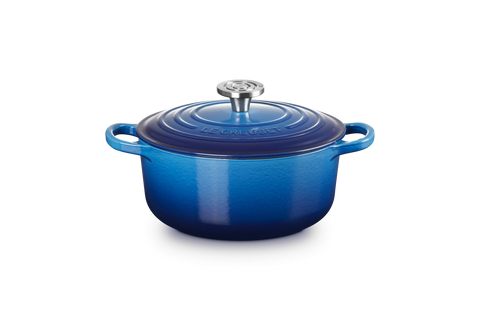 Каструля Le Creuset Signature Azure з кришкою фото
