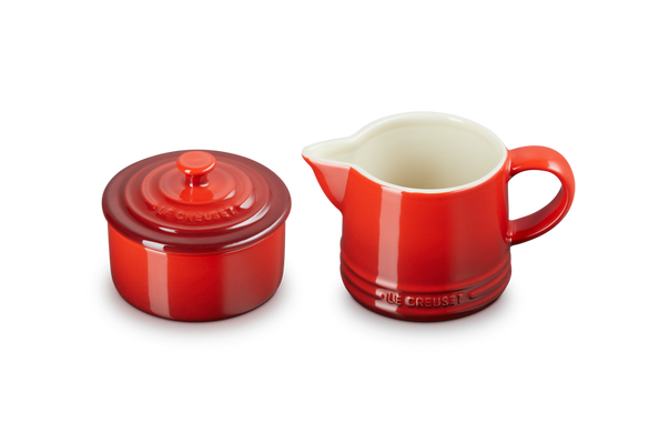 Набор из молочника и сахарницы Le Creuset Cerise фото