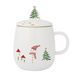 Чашка для чая Easy Life Let It Snow 450 мл Snowman c инфьюзером и крышкой