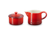 Набор из молочника и сахарницы Le Creuset Cerise