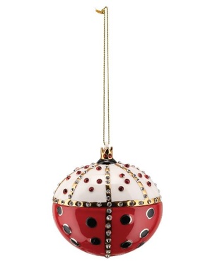 Ялинкова іграшка Alessi Re Coccinello 8,5х6х8,5 см фото