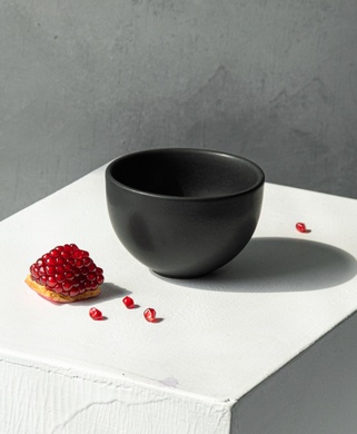 Салатник Dovbysh Porcelain Win 14,5 см чорний фото