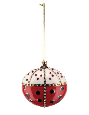 Ялинкова іграшка Alessi Re Coccinello 8,5х6х8,5 см фото