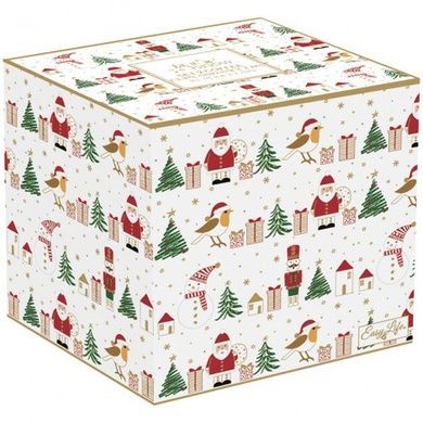 Набор из 2 чашек для кофе с блюдцами Easy Life Let It Snow 120 мл Snowman and Nutcracker фото
