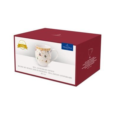Набір із 2 чашок Villeroy & Boch Toy's Delight Gold 340 мл новорічний фото