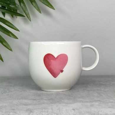 Набір із 2 чашок Villeroy & Boch With Love 290 мл та тарілки десертної Le Creuset Heart 23 см фото