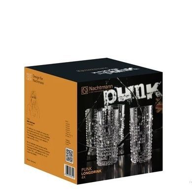 Набір із 4 склянок для води Nachtmann Punk 390 мл фото