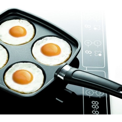 Сковорода для блинов Tescoma Premium 22x22 см на 4 секции. фото