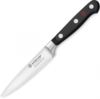 Нож для очистки овощей Wüsthof Classic 10 см черный фото