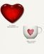 Набір із 2 чашок Villeroy & Boch With Love 290 мл та тарілки десертної Le Creuset Heart 23 см