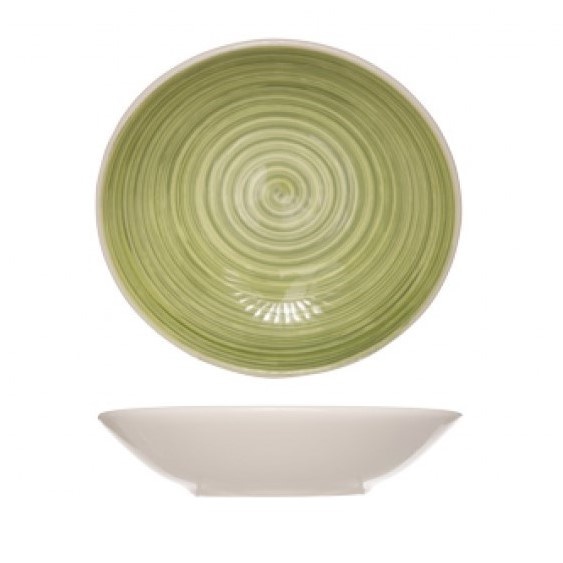 Набор из 6 глубоких тарелок Cosy&Trendy Turbolino 21 см зеленый фото