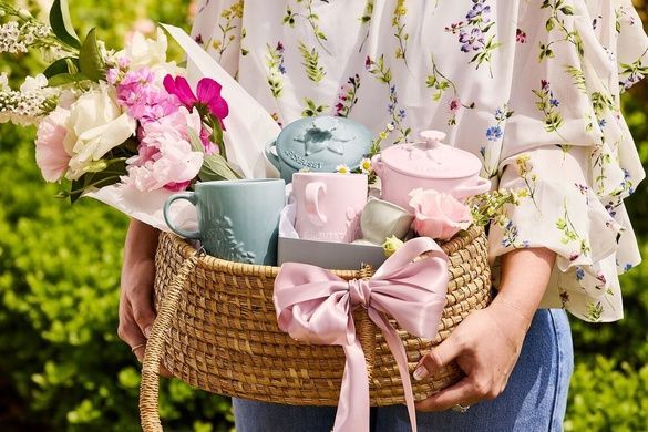Набор из 2 подставок для яиц Le Creuset Jardin Rose Quartz фото