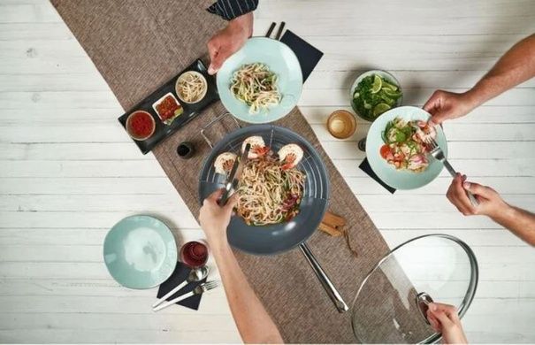 Сковорода Wok Zwilling Plus 32 см с крышкой и решеткой фото