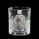 Набор стаканов Boss Crystal Козаки Brillante с серебряными накладками