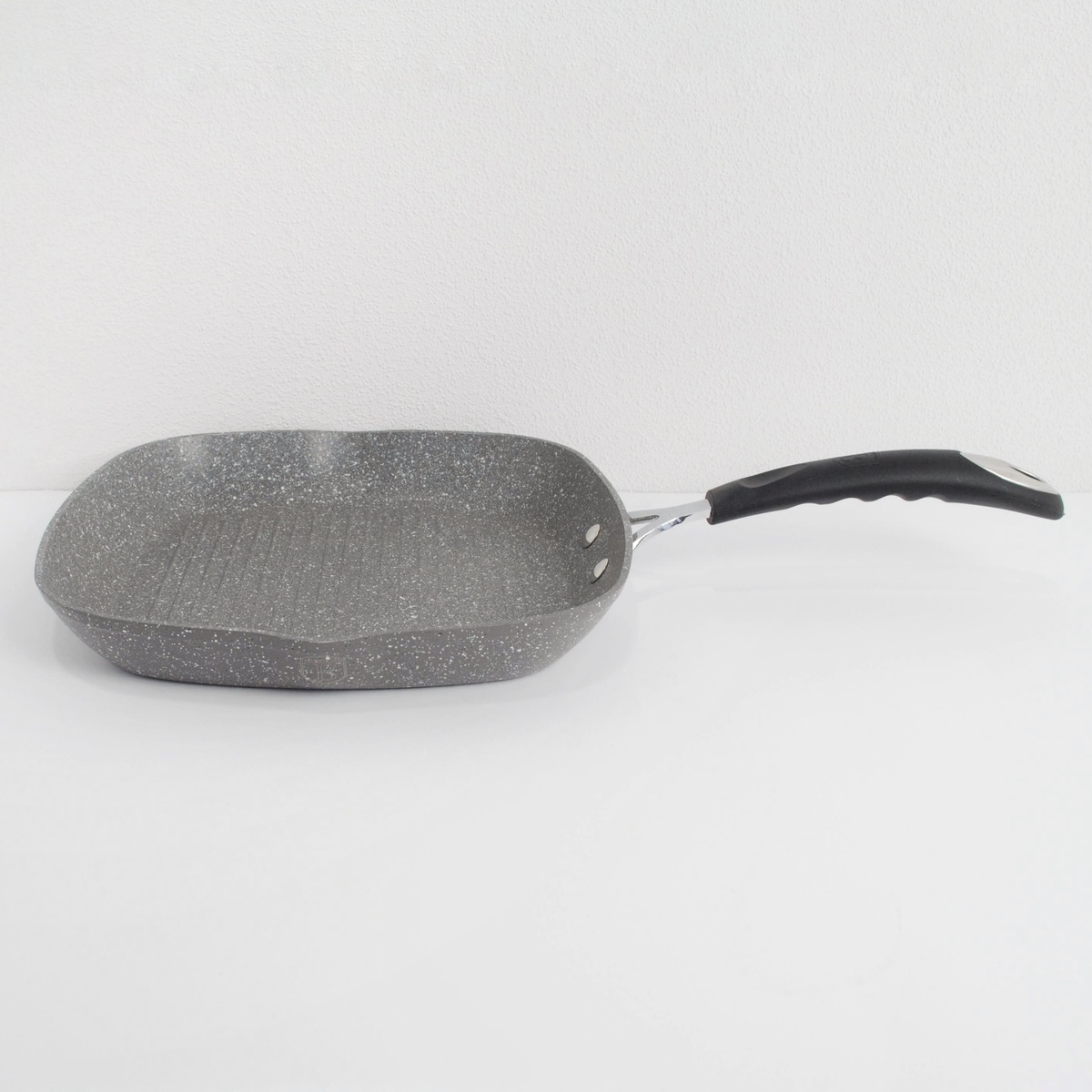Сковорідка-гриль Berlinger Haus Gray Stone Touch Line 28x28 см, антипригарна фото