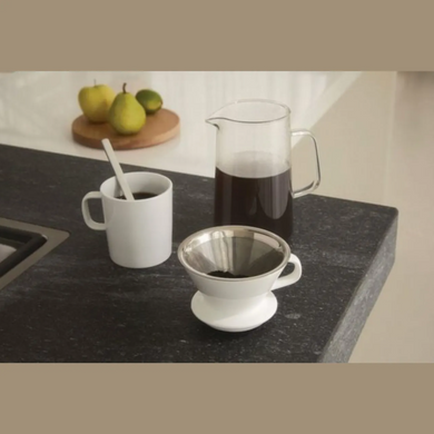 Пуровер набір Alessi Slow coffee 840 мл з ручною кавомолкою фото