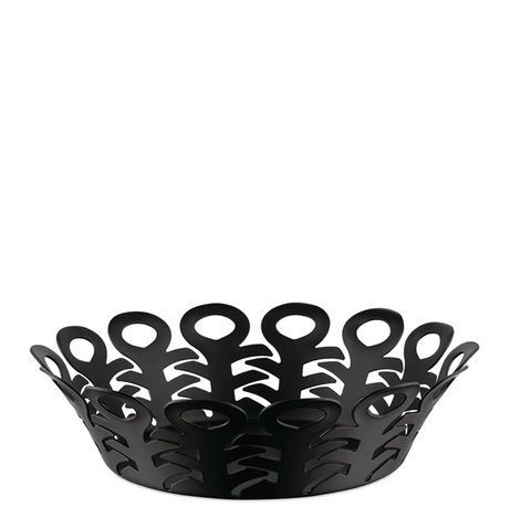 Фруктовниця Alessi Vimini 21 см чорна фото