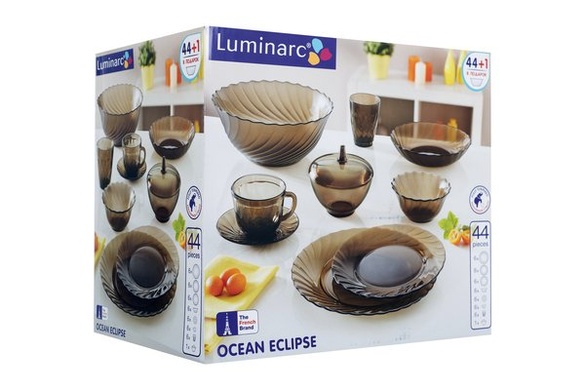 Столовый сервиз Luminarc Ocean Eclipse 45 предметов фото