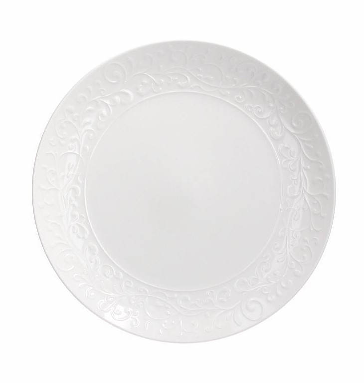 Тарелка обеденная Tognana Jasmin 28 см bianco фото