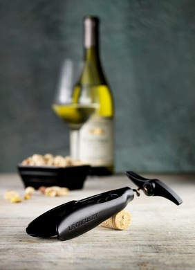 Штопор з різаком для фольги Le Creuset Wine Accessories 16,2 см Black Onyx фото