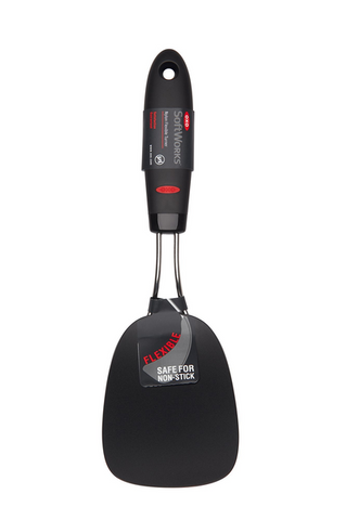 Лопатка кухонна Oxo Baking 28 см чорна фото