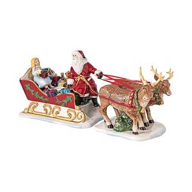 Статуетка Санта у санчатах Villeroy & Boch Christmas Toys Memory 36х14х17 см фото