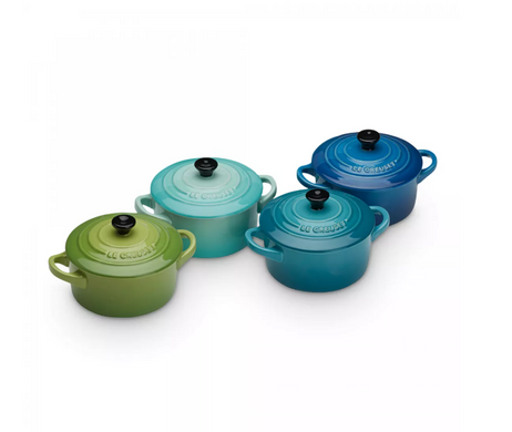 Набор из 4 порционных форм для запекания Le Creuset 250 мл Sea Breeze фото
