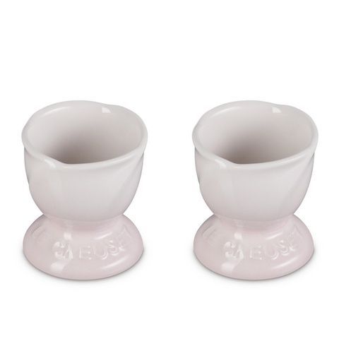 Набір із 2 підставок для яєць Le Creuset Jardin Shell Pink фото