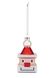 Елочная игрушка Alessi Le Palle Quadrate Santa Cube 5,5х5,5х9,5 см