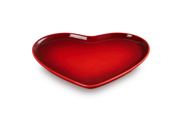 Блюдо Le Creuset Heart 32х27 см червоне фото