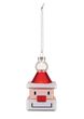 Елочная игрушка Alessi Le Palle Quadrate Santa Cube 5,5х5,5х9,5 см