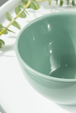 Салатник Dovbysh Porcelain NOVA Green 14,5 см зеленый фото